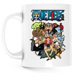 Casa si Gradina - Bucatarie si vesela - Cani si pahare - Cani si cesti - Cana One Piece Anime All Crew Gang Eiichiro Oda, alba, 330 ml - Infinity.ro