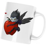 Casa si Gradina - Bucatarie si vesela - Cani si pahare - Cani si cesti - Cana Death Note Ryuk Diavol Drac Devil Ispita Mar, alba, 330 ml - Infinity.ro