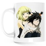 Casa si Gradina - Bucatarie si vesela - Cani si pahare - Cani si cesti - Cana Death Note L Detectiv Misa Amane Codite, alba, 330 ml - Infinity.ro