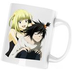 Casa si Gradina - Bucatarie si vesela - Cani si pahare - Cani si cesti - Cana Death Note L Detectiv Misa Amane Codite, alba, 330 ml - Infinity.ro