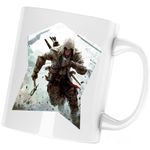 Casa si Gradina - Bucatarie si vesela - Cani si pahare - Cani si cesti - Cana Assassin's Creed Brotherhood War, alba, 330 ml - Infinity.ro