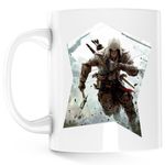 Casa si Gradina - Bucatarie si vesela - Cani si pahare - Cani si cesti - Cana Assassin's Creed Brotherhood War, alba, 330 ml - Infinity.ro