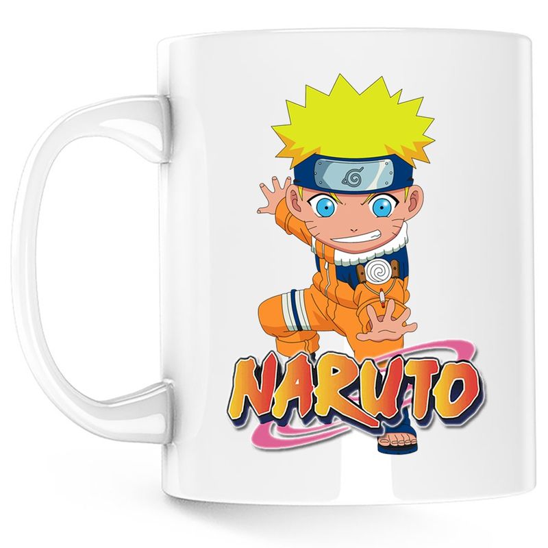Casa si Gradina - Bucatarie si vesela - Cani si pahare - Cani si cesti - Cana Naruto Shippuden Karate Rebel Anime, alba, 330 ml - Infinity.ro