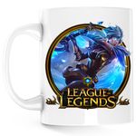 Casa si Gradina - Bucatarie si vesela - Cani si pahare - Cani si cesti - Cana Riven League of Legends LoL Exile Cool Game, alba, 330 ml - Infinity.ro