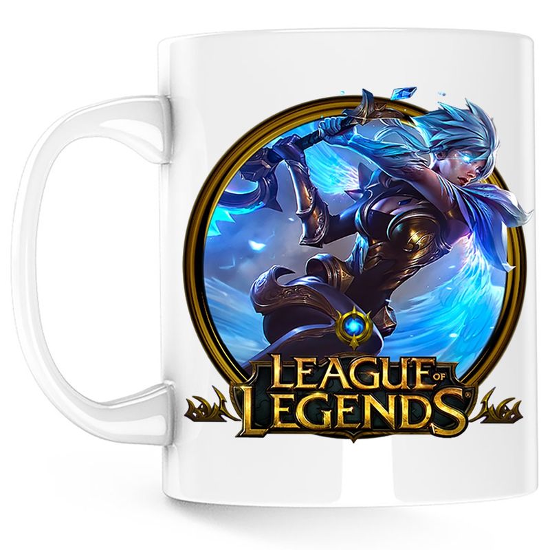 Casa si Gradina - Bucatarie si vesela - Cani si pahare - Cani si cesti - Cana Riven League of Legends LoL Exile Cool Game, alba, 330 ml - Infinity.ro