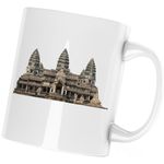 Casa si Gradina - Bucatarie si vesela - Cani si pahare - Cani si cesti - Cana Age of Empires Templu Indonezia Thailanda Asia, alba, 330 ml - Infinity.ro