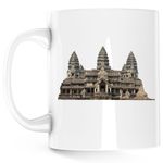 Casa si Gradina - Bucatarie si vesela - Cani si pahare - Cani si cesti - Cana Age of Empires Templu Indonezia Thailanda Asia, alba, 330 ml - Infinity.ro