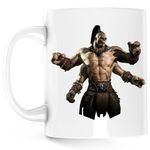 Casa si Gradina - Bucatarie si vesela - Cani si pahare - Cani si cesti - Cana Mortal Kombat Goro Armageddon Sword Game, alba, 330 ml - Infinity.ro