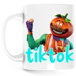Casa si Gradina - Bucatarie si vesela - Cani si pahare - Cani si cesti - Cana Tomato Fortnite Epic Tiktok, alba, 330 ml - Infinity.ro