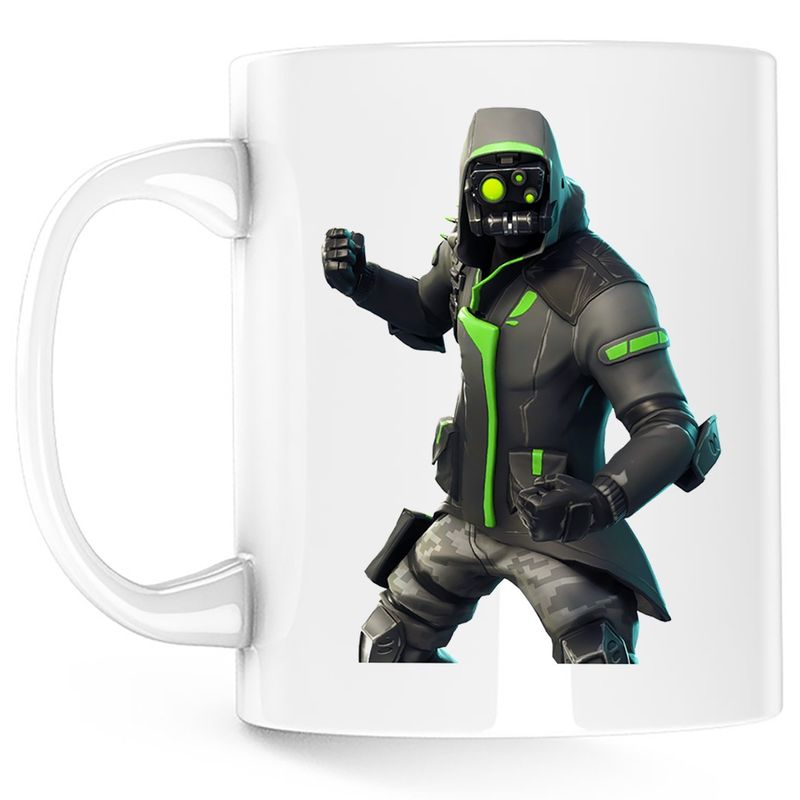 Casa si Gradina - Bucatarie si vesela - Cani si pahare - Cani si cesti - Cana Double Helix Skin Fortnite, alba, 330 ml - Infinity.ro
