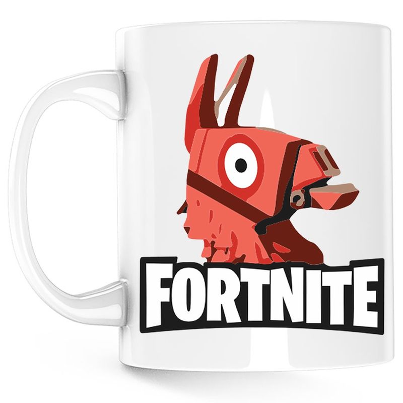 Casa si Gradina - Bucatarie si vesela - Cani si pahare - Cani si cesti - Cana Fortnite Llama Head, alba, 330 ml - Infinity.ro