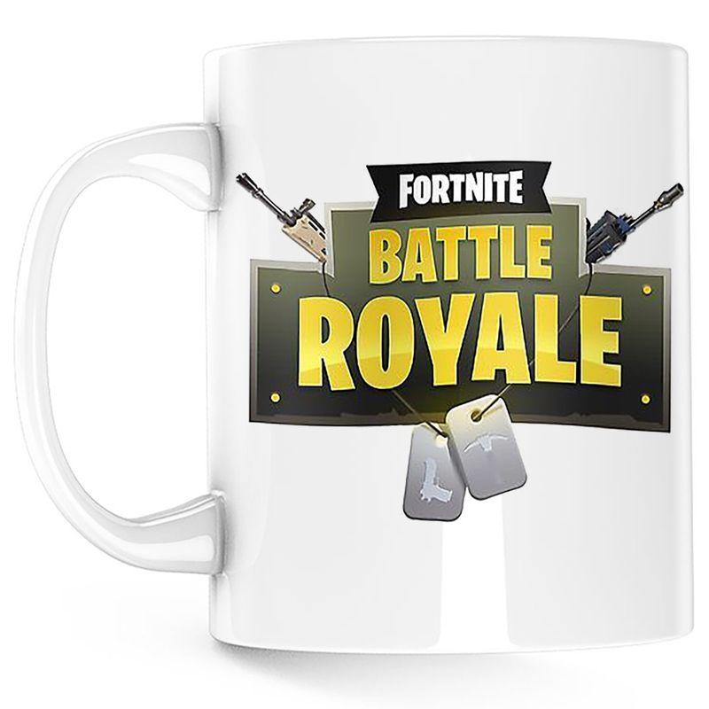 Casa si Gradina - Bucatarie si vesela - Cani si pahare - Cani si cesti - Cana Fortnite Battle Royale, alba, 330 ml - Infinity.ro