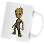 Casa si Gradina - Bucatarie si vesela - Cani si pahare - Cani si cesti - Cana Baby Groot Ziua Indragostitilor Iubit Iubita, alba, 330 ml - Infinity.ro
