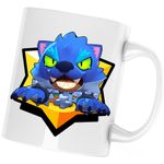 Casa si Gradina - Bucatarie si vesela - Cani si pahare - Cani si cesti - Cana Werewolf Brawl Stars Minecraft, alba, 330 ml - Infinity.ro