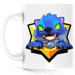 Casa si Gradina - Bucatarie si vesela - Cani si pahare - Cani si cesti - Cana Werewolf Brawl Stars Minecraft, alba, 330 ml - Infinity.ro