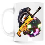 Casa si Gradina - Bucatarie si vesela - Cani si pahare - Cani si cesti - Cana Magenta Bomb Scar Fortnite, alba, 330 ml - Infinity.ro