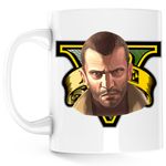 Casa si Gradina - Bucatarie si vesela - Cani si pahare - Cani si cesti - Cana Liberty City GTA 6, alba, 330 ml - Infinity.ro