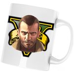 Casa si Gradina - Bucatarie si vesela - Cani si pahare - Cani si cesti - Cana Liberty City GTA 6, alba, 330 ml - Infinity.ro
