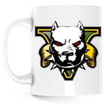 Casa si Gradina - Bucatarie si vesela - Cani si pahare - Cani si cesti - Cana Attack Dog GTA Minecraft, alba, 330 ml - Infinity.ro