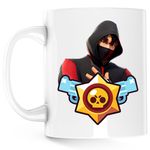 Casa si Gradina - Bucatarie si vesela - Cani si pahare - Cani si cesti - Cana Bambi Fortnite Brawl Stars, alba, 330 ml - Infinity.ro