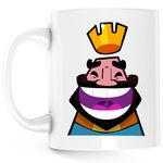 Casa si Gradina - Bucatarie si vesela - Cani si pahare - Cani si cesti - Cana King Clash Royale CS GO, alba, 330 ml - Infinity.ro