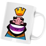 Casa si Gradina - Bucatarie si vesela - Cani si pahare - Cani si cesti - Cana King Clash Royale CS GO, alba, 330 ml - Infinity.ro