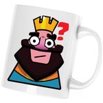 Casa si Gradina - Bucatarie si vesela - Cani si pahare - Cani si cesti - Cana What King Clash Royale, alba, 330 ml - Infinity.ro