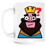 Casa si Gradina - Bucatarie si vesela - Cani si pahare - Cani si cesti - Cana What King Clash Royale, alba, 330 ml - Infinity.ro