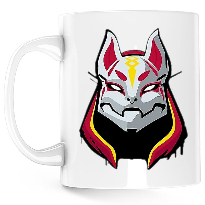 Casa si Gradina - Bucatarie si vesela - Cani si pahare - Cani si cesti - Cana Drift Mask Fortnite, alba, 330 ml - Infinity.ro