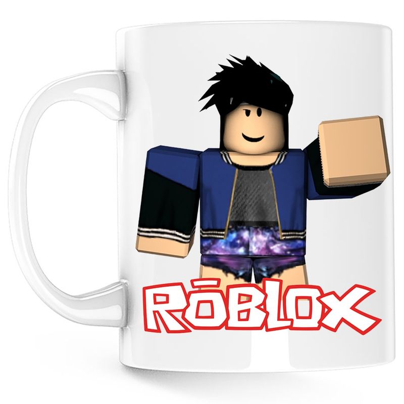 Casa si Gradina - Bucatarie si vesela - Cani si pahare - Cani si cesti - Cana Roblox Cool Meme Avatar, alba, 330 ml - Infinity.ro