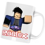 Casa si Gradina - Bucatarie si vesela - Cani si pahare - Cani si cesti - Cana Roblox Cool Meme Avatar, alba, 330 ml - Infinity.ro