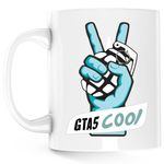 Casa si Gradina - Bucatarie si vesela - Cani si pahare - Cani si cesti - Cana GTA5 Cool, alba, 330 ml - Infinity.ro