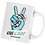 Casa si Gradina - Bucatarie si vesela - Cani si pahare - Cani si cesti - Cana GTA5 Cool, alba, 330 ml - Infinity.ro