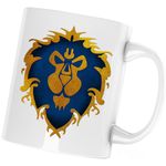 Casa si Gradina - Bucatarie si vesela - Cani si pahare - Cani si cesti - Cana World of Warcraft Alliance WoW Azeroth, alba, 330 ml - Infinity.ro