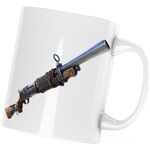 Casa si Gradina - Bucatarie si vesela - Cani si pahare - Cani si cesti - Cana Fortnite Makeshift Shotgun Weapon, alba, 330 ml - Infinity.ro