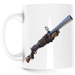 Casa si Gradina - Bucatarie si vesela - Cani si pahare - Cani si cesti - Cana Fortnite Makeshift Shotgun Weapon, alba, 330 ml - Infinity.ro