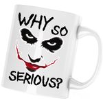 Casa si Gradina - Bucatarie si vesela - Cani si pahare - Cani si cesti - Cana Joker Why So Serious Play Gang Fortnite, alba, 330 ml - Infinity.ro