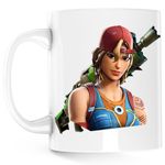 Casa si Gradina - Bucatarie si vesela - Cani si pahare - Cani si cesti - Cana Sparkplug Fortnite Battle Royale, alba, 330 ml - Infinity.ro