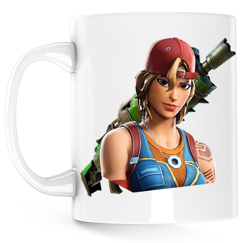 Casa si Gradina - Bucatarie si vesela - Cani si pahare - Cani si cesti - Cana Sparkplug Fortnite Battle Royale, alba, 330 ml - Infinity.ro