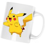 Casa si Gradina - Bucatarie si vesela - Cani si pahare - Cani si cesti - Cana Pikachu Pokemon Mario Zelda, alba, 330 ml - Infinity.ro