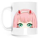 Casa si Gradina - Bucatarie si vesela - Cani si pahare - Cani si cesti - Cana Zero Two Darling in the FranXX Chibi Anime, alba, 330 ml - Infinity.ro
