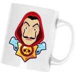 Casa si Gradina - Bucatarie si vesela - Cani si pahare - Cani si cesti - Cana Casa de Papel Brawl Stars Gamer, alba, 330 ml - Infinity.ro