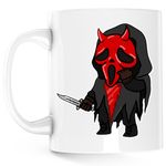 Casa si Gradina - Bucatarie si vesela - Cani si pahare - Cani si cesti - Cana Dead by Daylight GhostFace Horror, alba, 330 ml - Infinity.ro