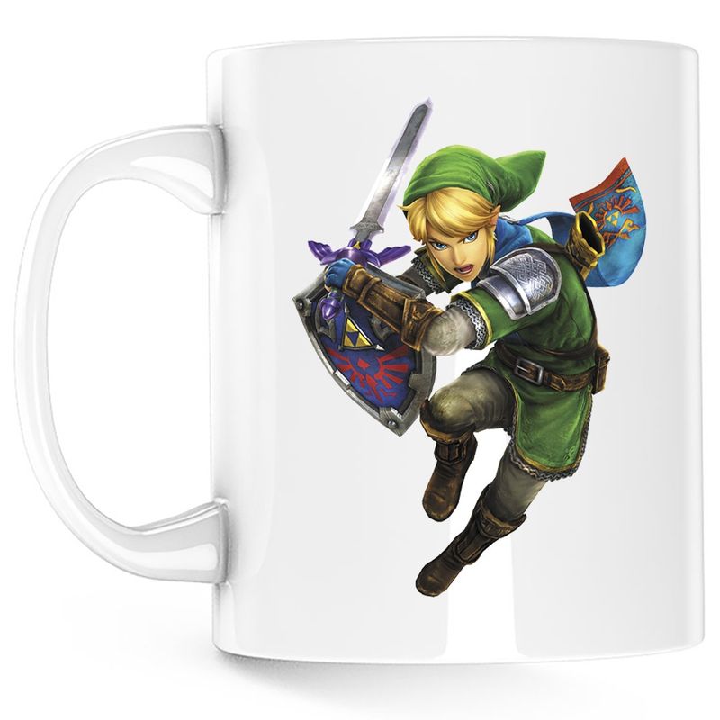 Casa si Gradina - Bucatarie si vesela - Cani si pahare - Cani si cesti - Cana Legend of Zelda Link Elf, alba, 330 ml - Infinity.ro