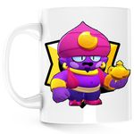 Casa si Gradina - Bucatarie si vesela - Cani si pahare - Cani si cesti - Cana Gene Brawl Stars Play, alba, 330 ml - Infinity.ro