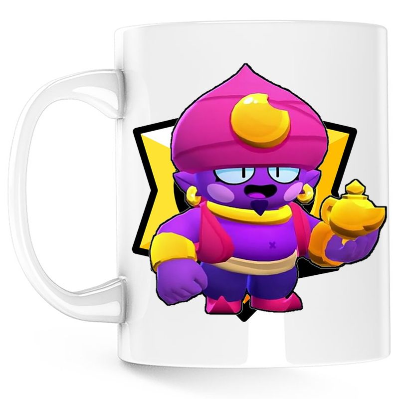 Casa si Gradina - Bucatarie si vesela - Cani si pahare - Cani si cesti - Cana Gene Brawl Stars Play, alba, 330 ml - Infinity.ro