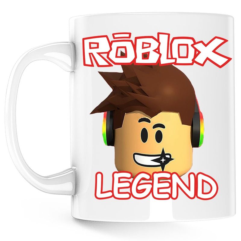 Casa si Gradina - Bucatarie si vesela - Cani si pahare - Cani si cesti - Cana Roblox Legend Player, alba, 330 ml - Infinity.ro