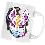 Casa si Gradina - Bucatarie si vesela - Cani si pahare - Cani si cesti - Cana Drift Mask Fortnite Magenta Bomb, alba, 330 ml - Infinity.ro
