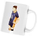 Casa si Gradina - Bucatarie si vesela - Cani si pahare - Cani si cesti - Cana Haikyuu Daichi Sawamura Voleibalist Anime, alba, 330 ml - Infinity.ro