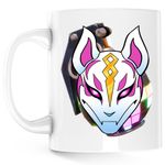 Casa si Gradina - Bucatarie si vesela - Cani si pahare - Cani si cesti - Cana Drift Mask Fortnite Magenta Bomb, alba, 330 ml - Infinity.ro